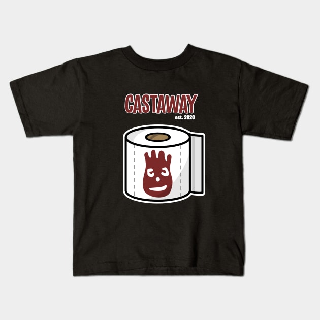 Cast Away Corona Virus Wilson Kids T-Shirt by Hmus